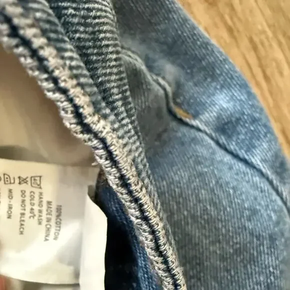 dissh lennon vintage denim blue long cotton high waist maxi skirt size 2 - Picture 9 of 12